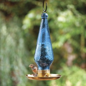 Glass Bird Feeder