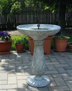 Solar Bird Bath