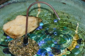 Mosaic Bird Bath