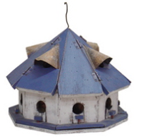 blue bird houses