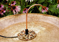 ceramic bird bath