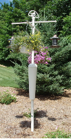 bird feeder pole