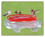 hummingbird feeder with built in ant moat