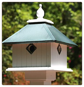 another vinyl beauty resembling a wooden birdhouse