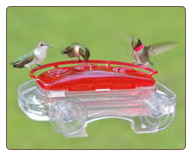 another window hummingbird feeder can serve as a seed feeder by removing the lid