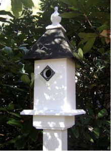 These Vinyl Bluebird Houses are approved by the North American Bluebird Society (NABS)