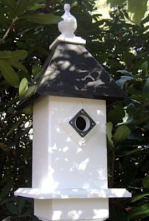 These Vinyl Bluebird Houses are approved by the North American Bluebird Society (NABS)