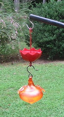 Using an ant moat makes life better for you and hummingbirds
