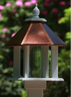 he called to tell me his copper bird feeder was wood!