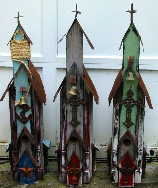 You won't find these unique birdhouses sitting in fulfillment centers for mass shipping!