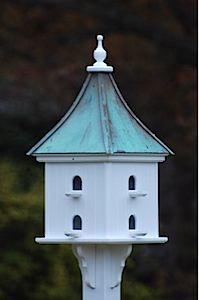 dovecote bird-houses in vinyl/PVC are maintenance-free