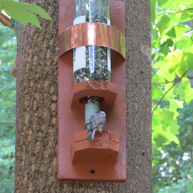 The bottle bird feeder makes a gift that keeps on giving!
