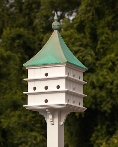 Copper Roof Birdhouses with two roof options