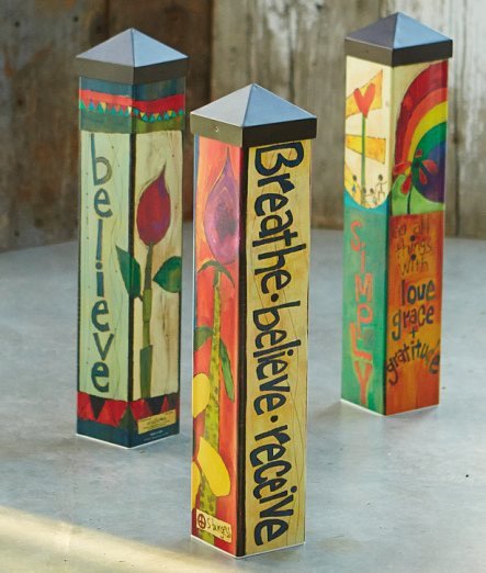 Garden Art Pole