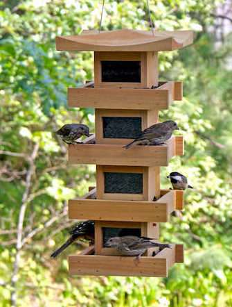 Hanging Pagoda Bird Feeder