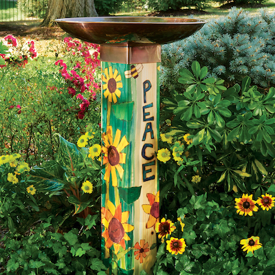 Tall Bird Bath