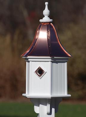 Copper-Vinyl Birdhouse